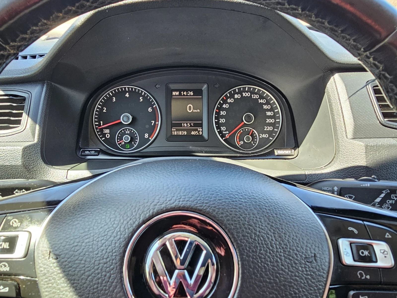 VW Caddy 1.4ТGI 2017г. Фабричен Метан Виж описанието | Mobile.bg — изображение 14