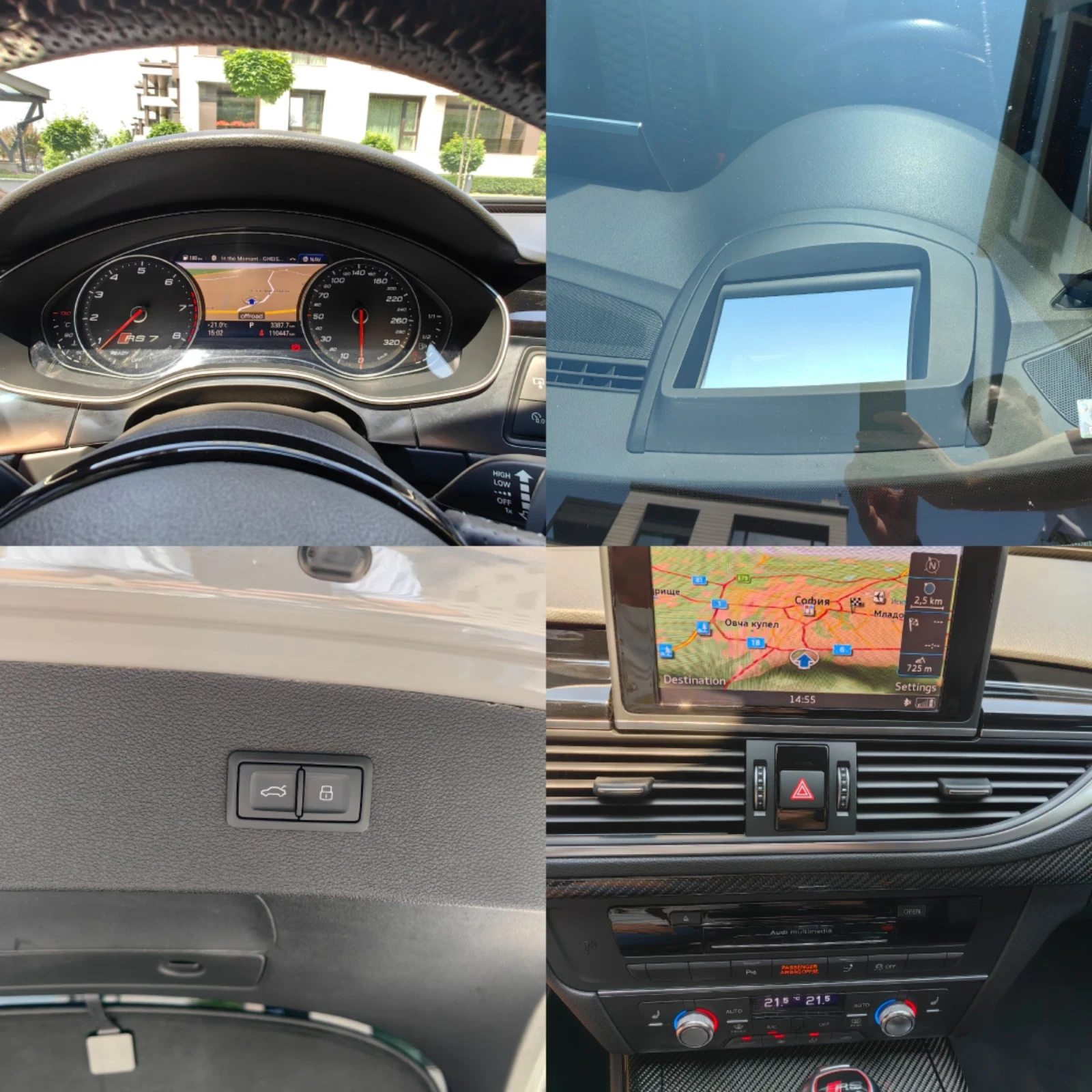 Audi Rs7 Nardo, Key Less, Head Up | Mobile.bg � ����������� 12