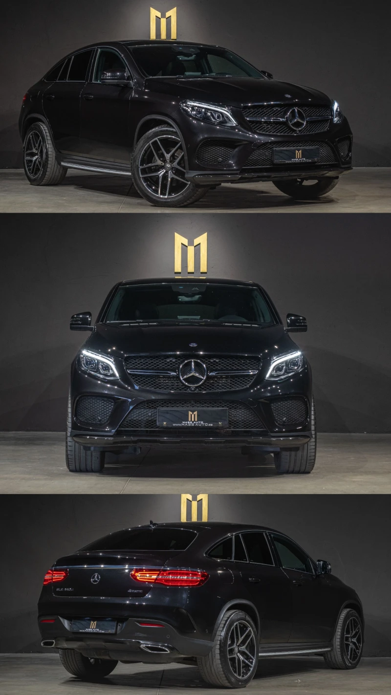 Mercedes-Benz GLE 350 d/AMG/Coupe/Реален пробег/HarmanKardon/21/360/, снимка 2 - Автомобили и джипове - 50812262