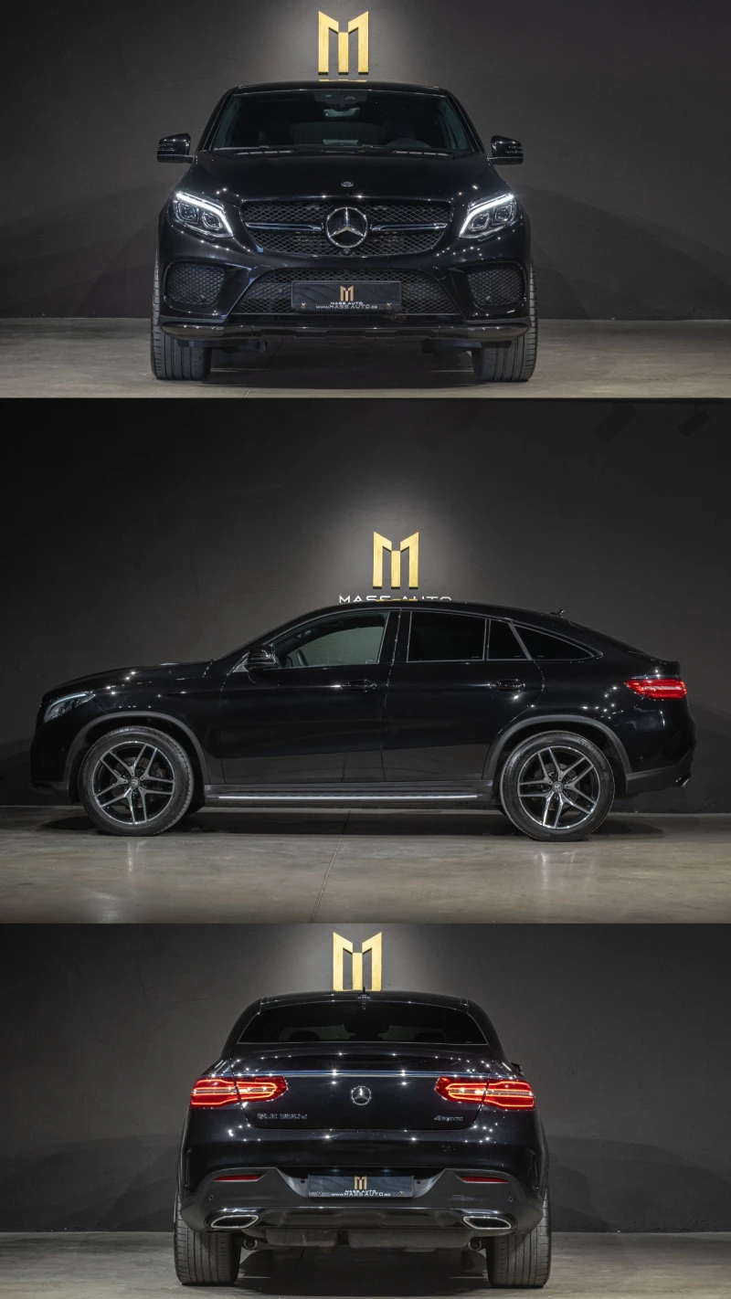 Mercedes-Benz GLE 350 d/AMG/Coupe/Реален пробег/HarmanKardon/21/360/, снимка 3 - Автомобили и джипове - 50812262