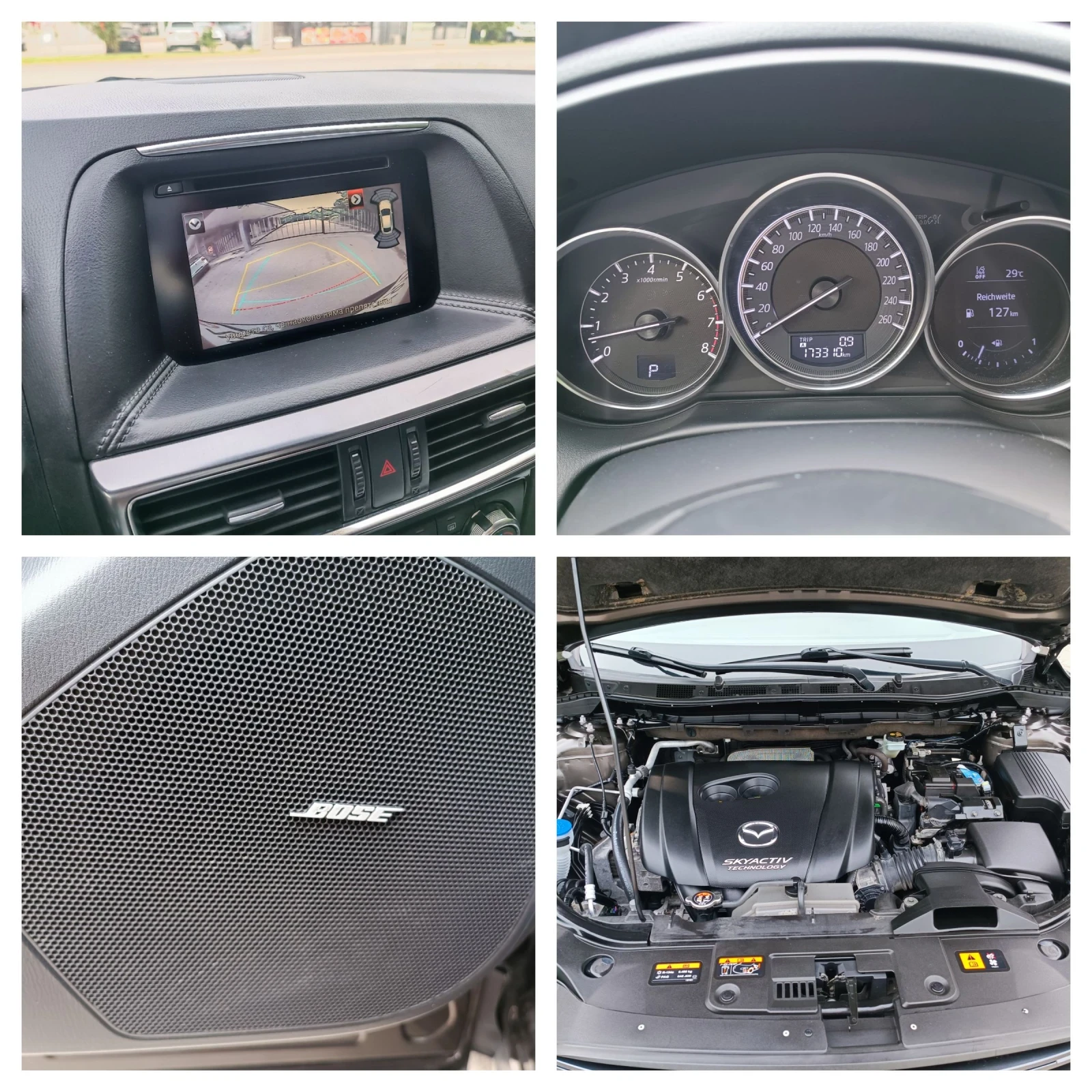 Mazda CX-5 2.5i-192кс-ШВЕЙЦАРИЯ-АВТОМАТ-FACELIFT-4X4-KEYLESS, снимка 17 - Автомобили и джипове - 54875093