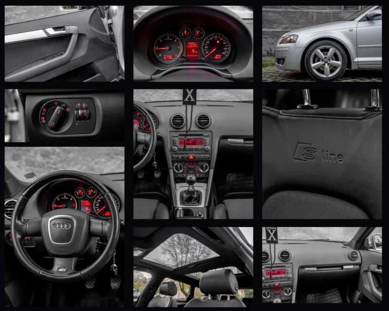 Audi A3 2.0TDI / SLine/ PANORAMA, снимка 13 - Автомобили и джипове - 52489358