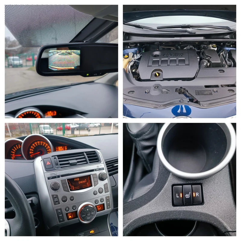 Toyota Verso 1.8i-147кс-ШВЕЙЦАРИЯ-РЪЧКА-6ск-7м-KEYLESS, снимка 17 - Автомобили и джипове - 52894003