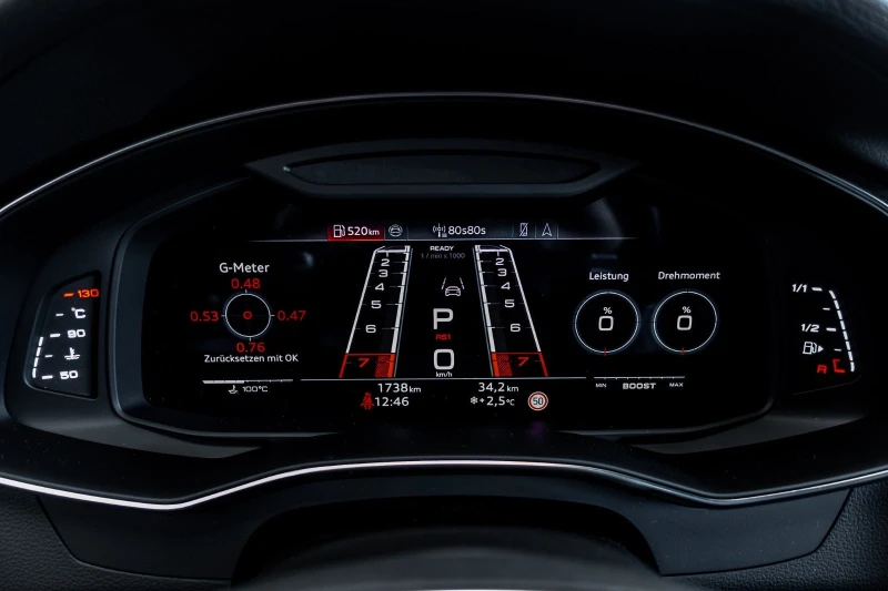 Audi Rs7 PERFORMANCE/630HP/HUD/PANO/B&O/SPORT/LASER/20/290v, снимка 12 - Автомобили и джипове - 49992176