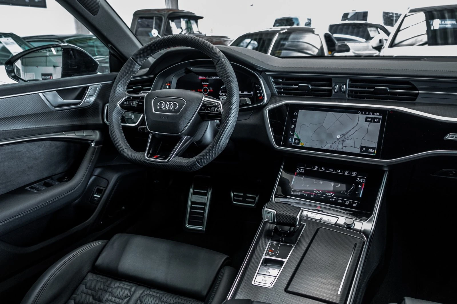 Audi Rs7 PERFORMANCE/630HP/HUD/PANO/B&O/SPORT/LASER/20/290v - изображение 8