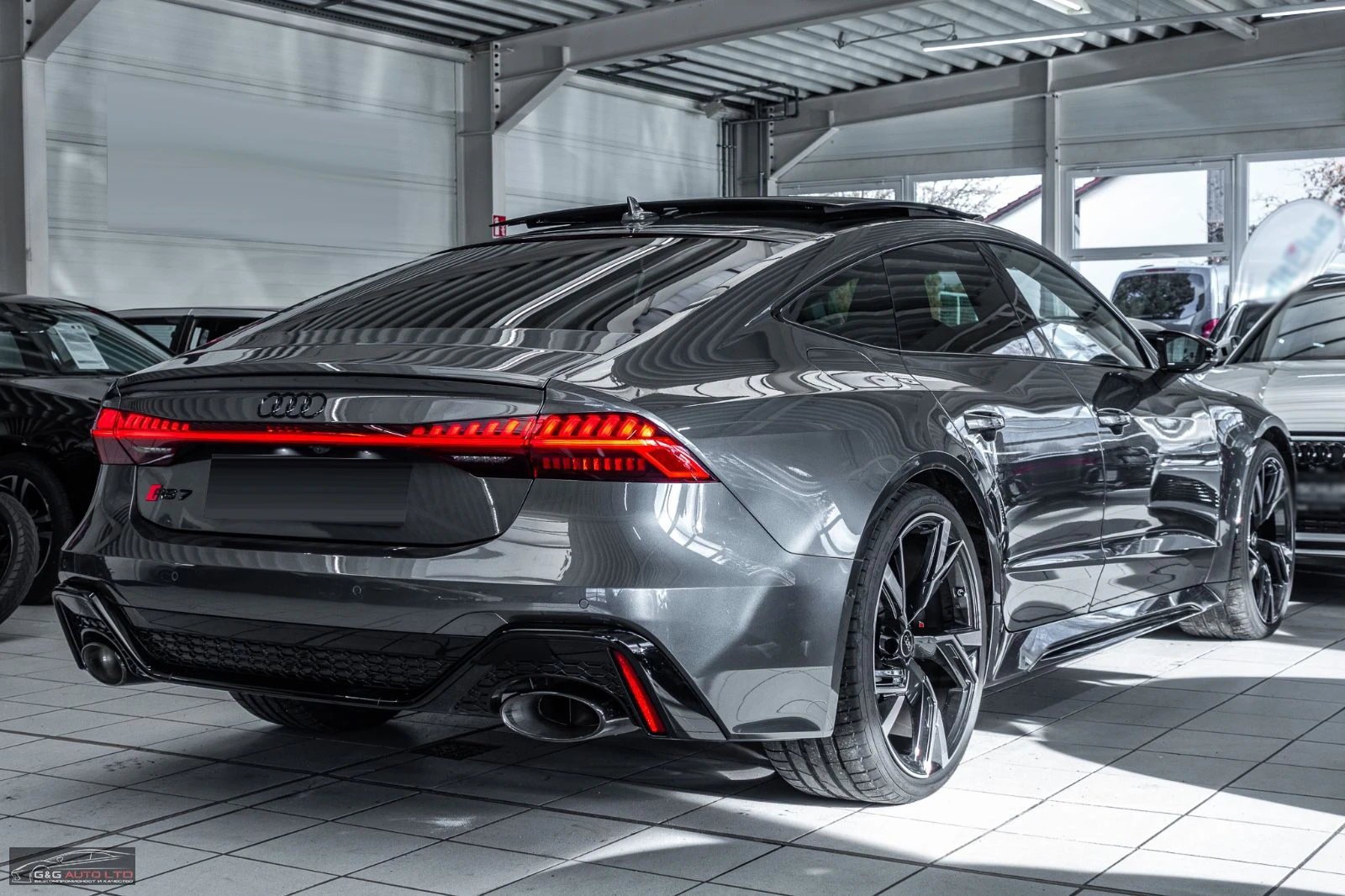 Audi Rs7 PERFORMANCE/630HP/HUD/PANO/B&O/SPORT/LASER/20/290v - изображение 5