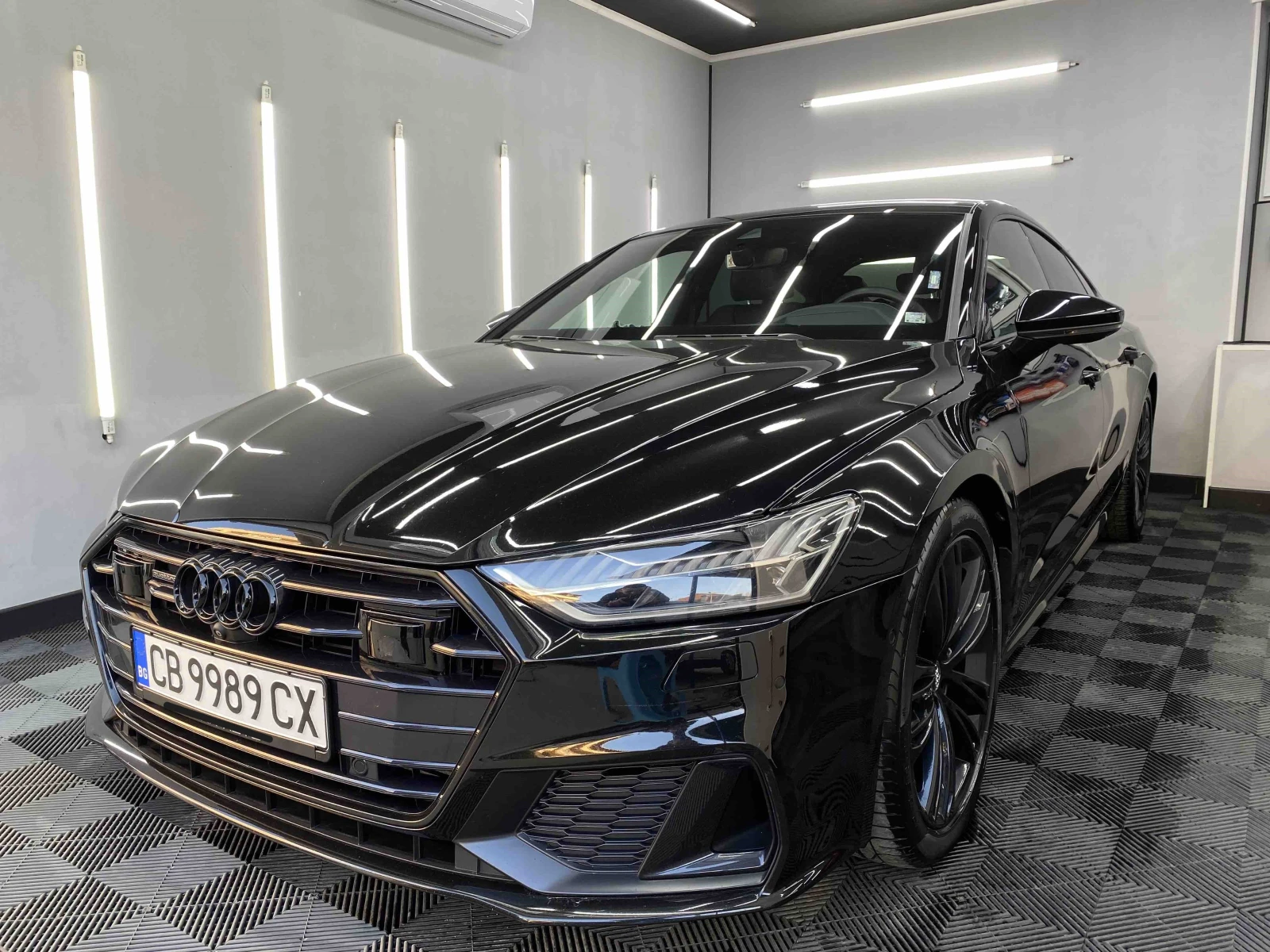 Audi A7 MATRIX* 50TDI* 2X-SLINE* B&O* FULL BLACK | Mobile.bg   1