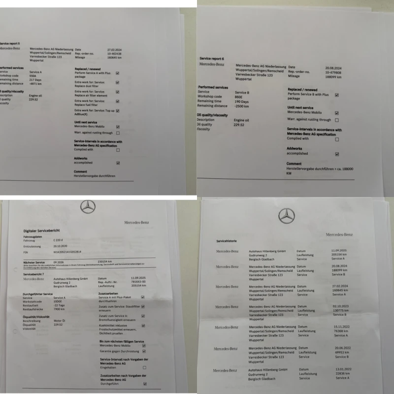 Mercedes-Benz C 220 D* СЕРВИЗНА КНИЖКА С ПЪЛНА ИСТОРИЯ В МЕРЦЕДЕС, снимка 17 - Автомобили и джипове - 52849482