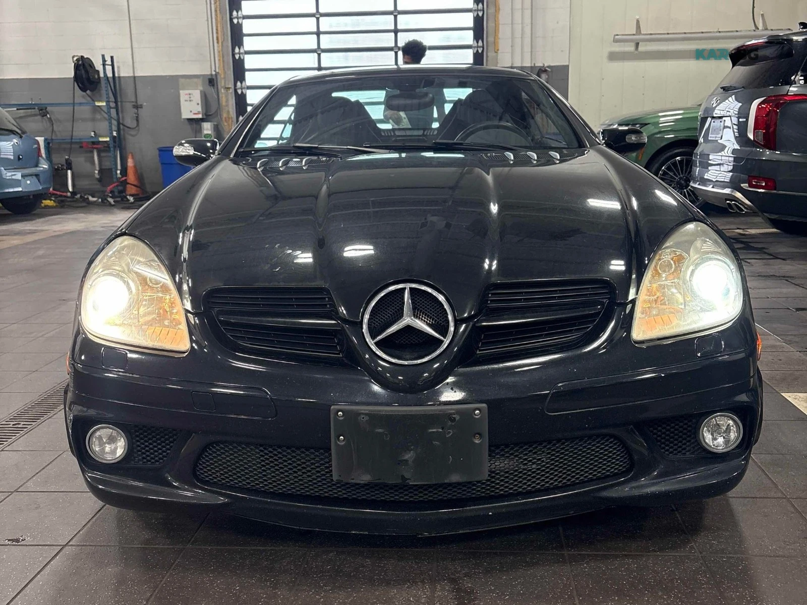 Mercedes-Benz SLK 55 AMG Автокредит Цена до България, снимка 3 - Автомобили и джипове - 55376212