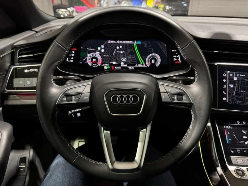 Audi Q8 PROGRESSIV* 360 КАМЕРИ* ОБДУХВАНЕ, снимка 16 - Автомобили и джипове - 53509132