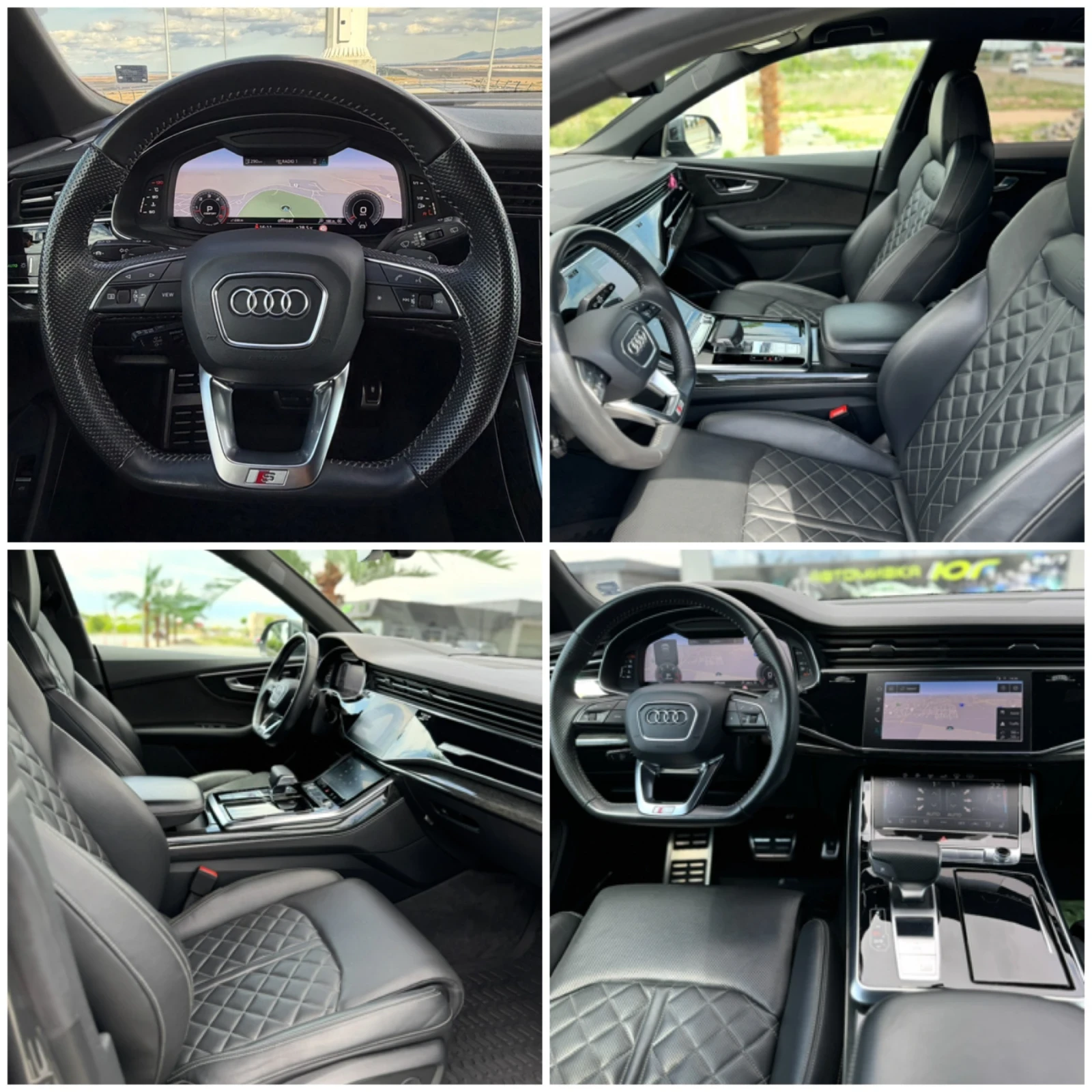 Audi Q8 50TDI/3xS-Line/Head up/Vakum/Matrix/, снимка 15 - Автомобили и джипове - 56091091