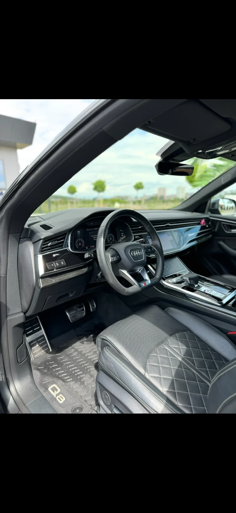 Audi Q8 50TDI/3xS-Line/Head up/Vakum/Matrix/, снимка 8 - Автомобили и джипове - 56091091