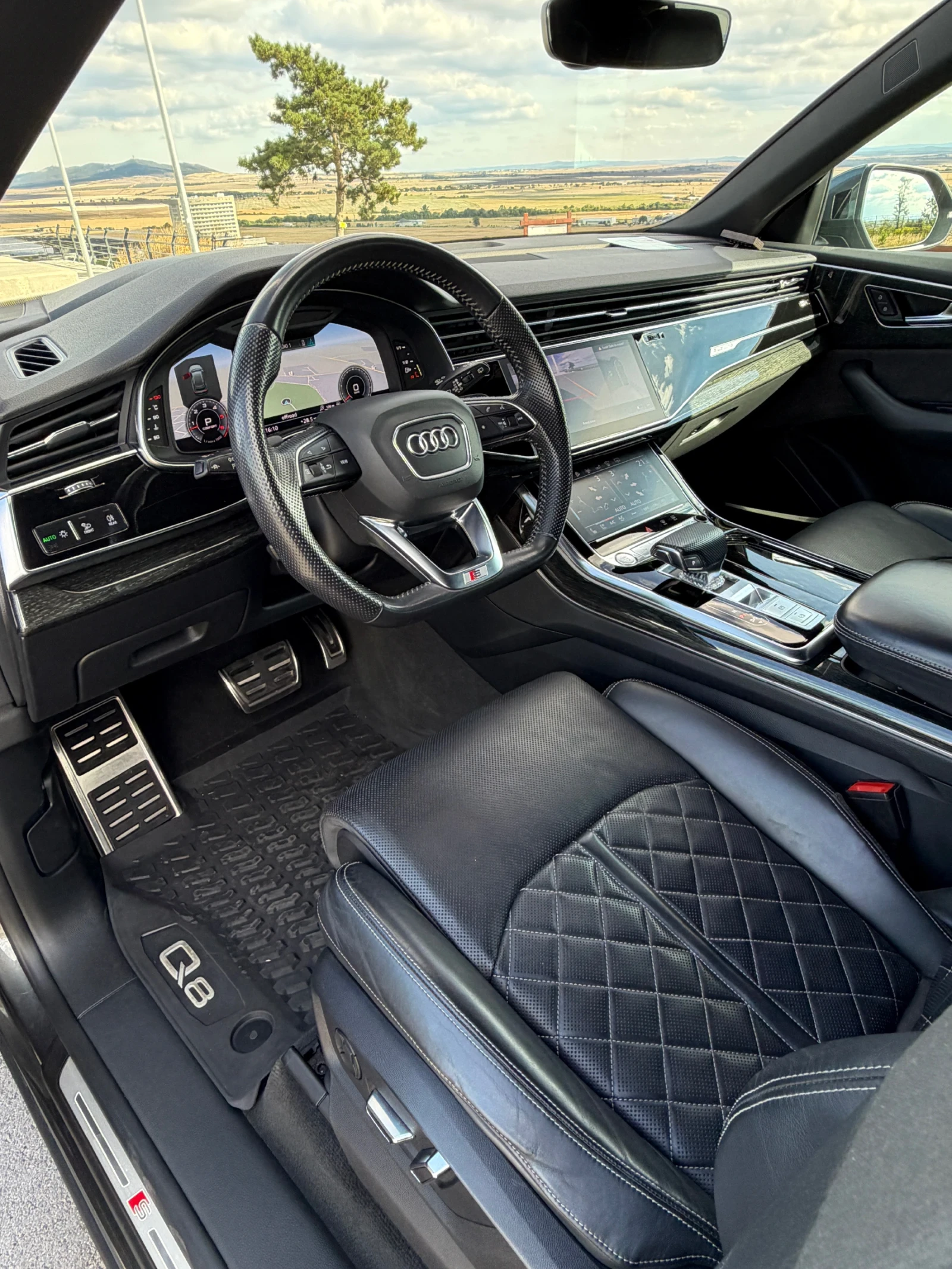 Audi Q8 50TDI/3xS-Line/Head up/Vakum/Matrix/, снимка 11 - Автомобили и джипове - 56091091