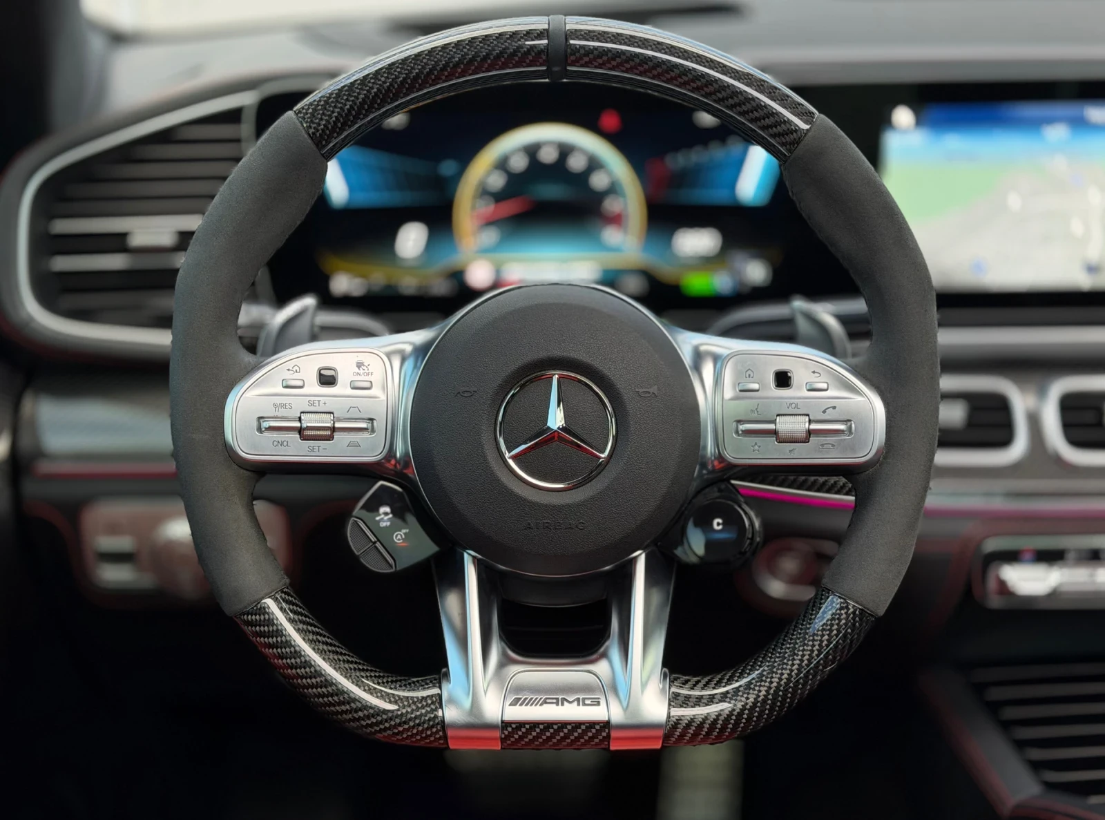 Mercedes-Benz GLE 63 S AMG -Face pack-Panorama-Burmester-Cam360-Keyless-, снимка 8 - Автомобили и джипове - 56235908
