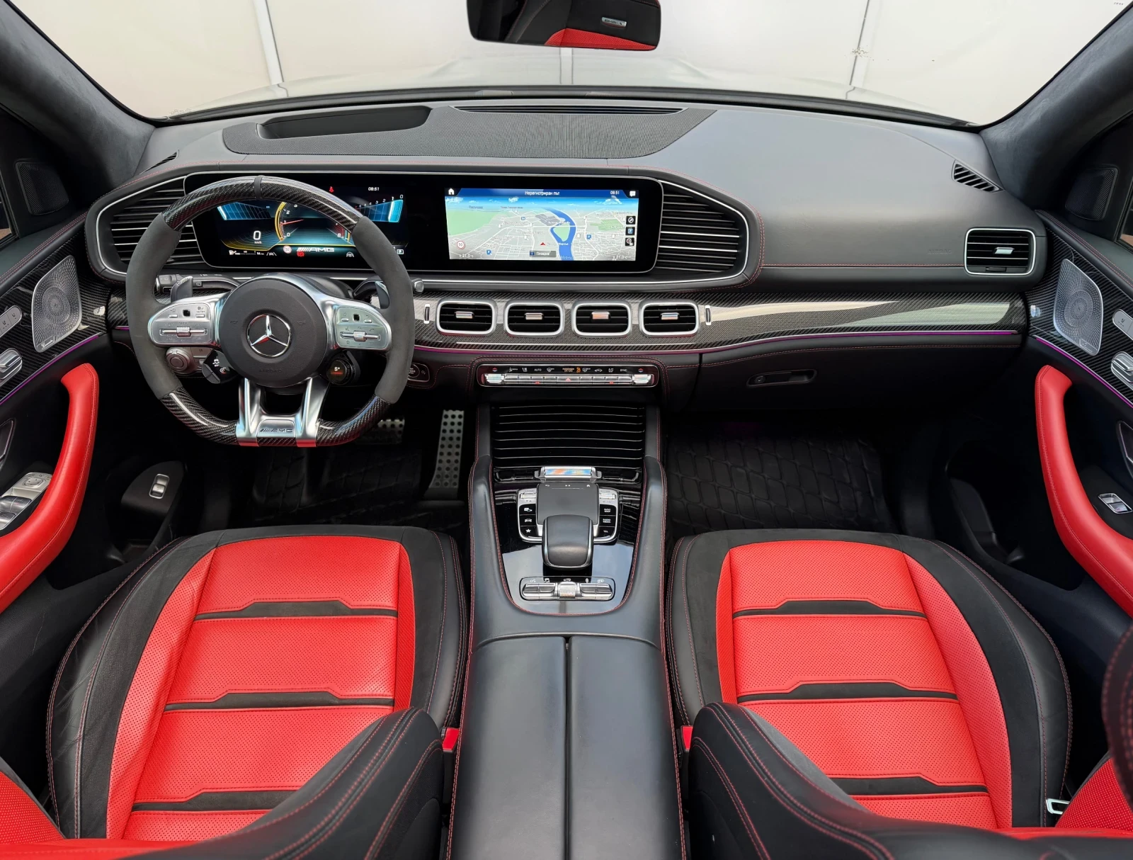 Mercedes-Benz GLE 63 S AMG -Face pack-Panorama-Burmester-Cam360-Keyless-, снимка 7 - Автомобили и джипове - 56235908