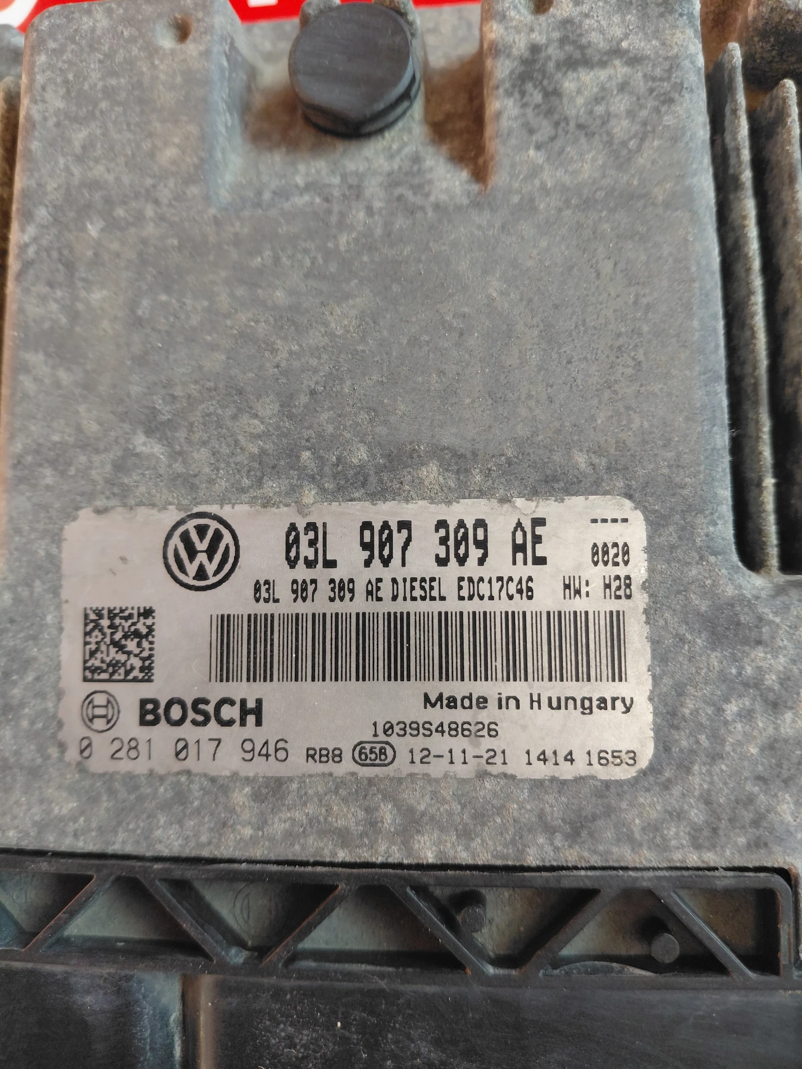 03L907309AE �������� �������� VW PASSAT CC / TIGUAN 2.0 TDI Bosch 0 281 017 946 03L 907 309 AE | Mobile.bg � ����������� 2