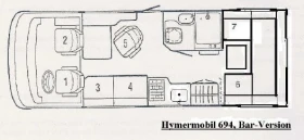  HYMER / ERIBA B694 | Mobile.bg    3