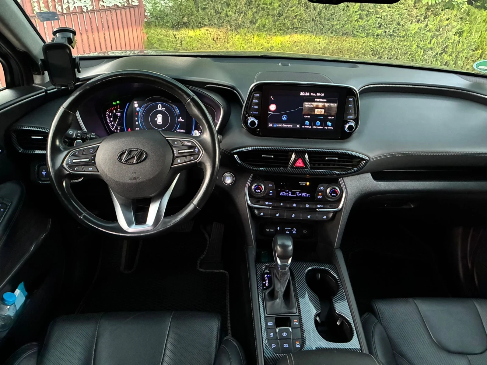 Hyundai Santa fe 2.2D* 4X4* ВСИЧКИ ЕКСТРИ* ОБСЛУЖЕНО* , снимка 13 - Автомобили и джипове - 54699996