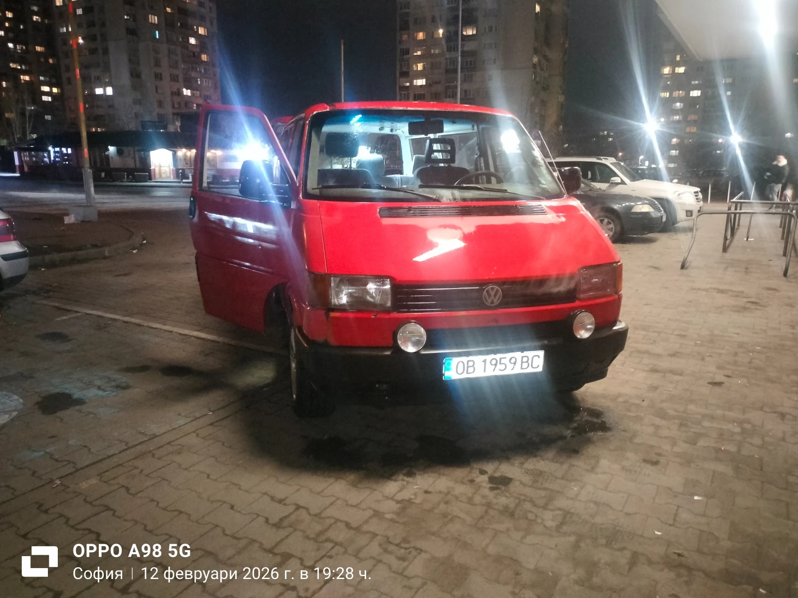 VW T4 2.4 дизел 8+ 1