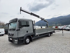 Man Tgl 12.250, КРАН, Клима, Euro 6, 5.50 метра каросерия, снимка 1