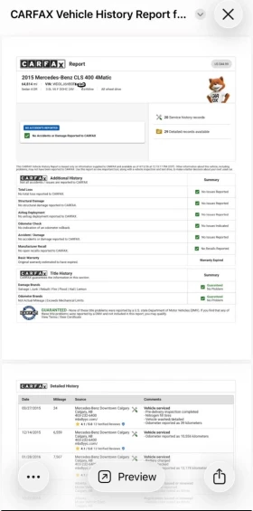 Mercedes-Benz CLS 400 AMG * ��������� * ��� ����� ������ * CARFAX *  | Mobile.bg � ����� ������ 9