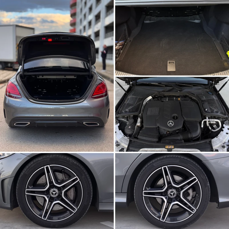 Mercedes-Benz C 300 -AMG - 9G - Full - Panorama - Distronic - Cam360- , снимка 17 - Автомобили и джипове - 52337623