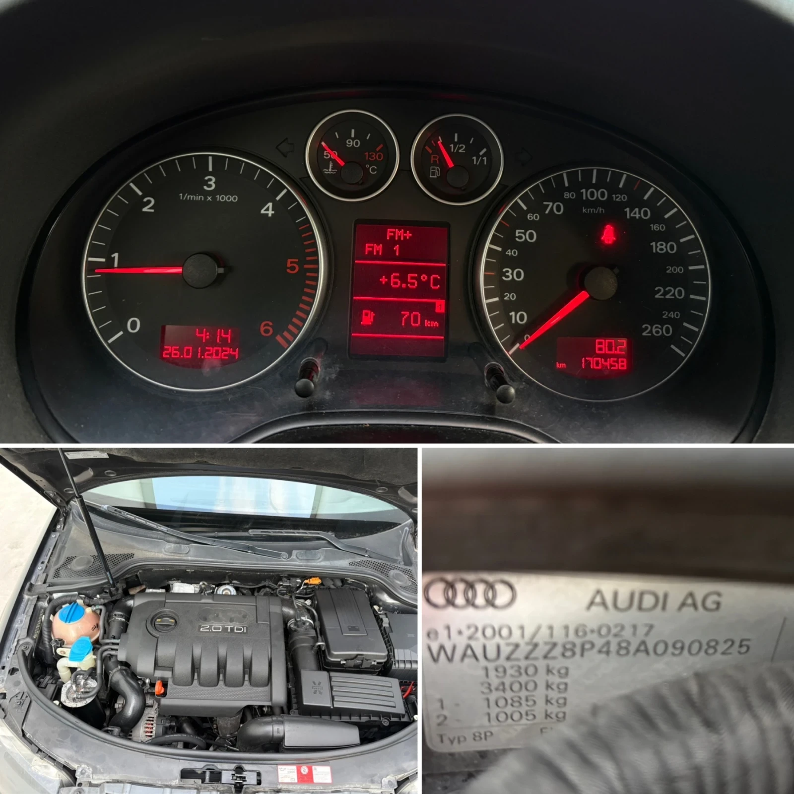 Audi A3 2.0 TDI* 170* Full* S Line* Sportback | Mobile.bg � ����������� 15