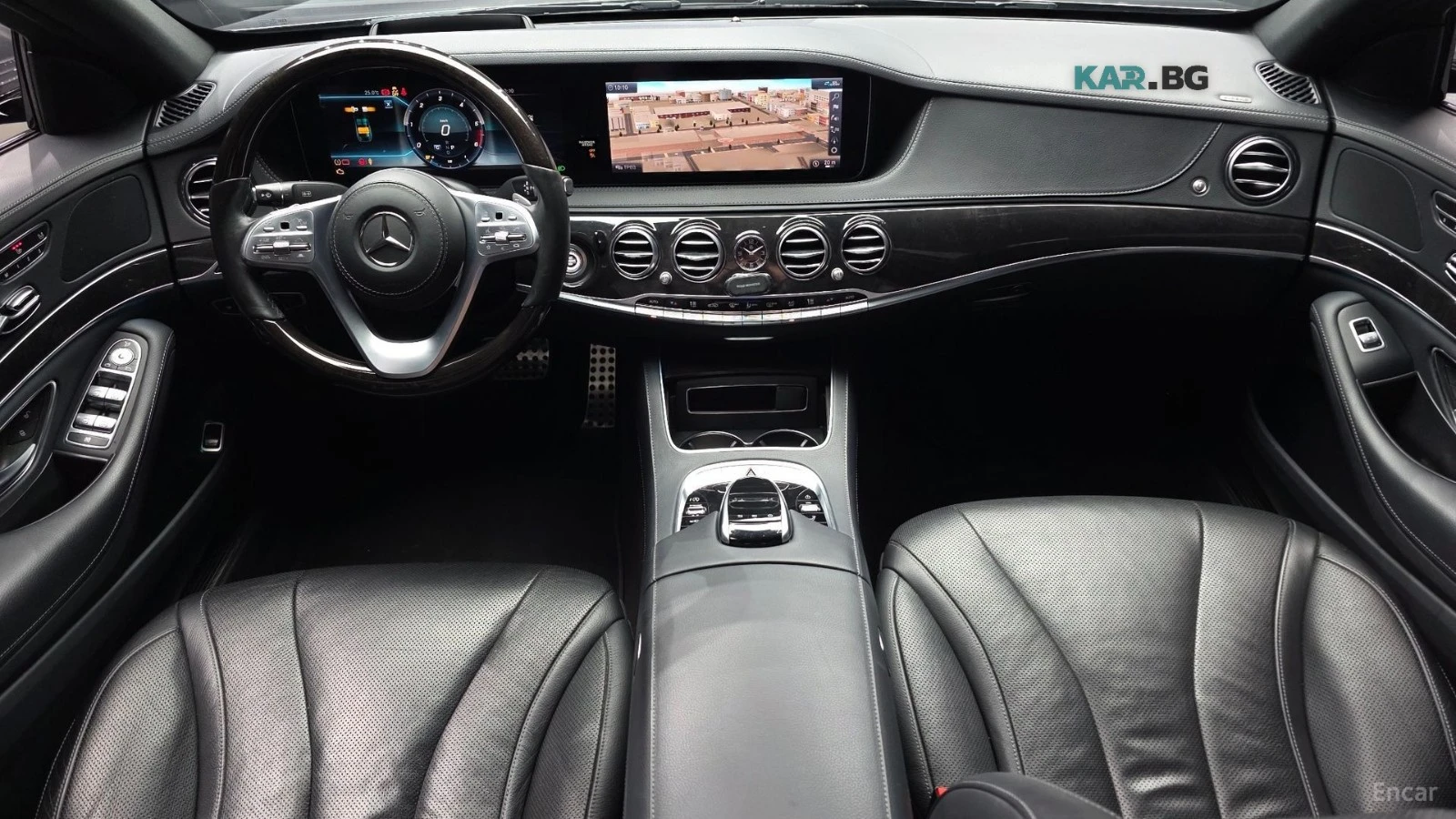 Mercedes-Benz S 350 4MATIC* AMG* КОЖА* ПОДГРЕВ* ОБДУХВ* BURMASTER* PAN, снимка 7 - Автомобили и джипове - 55792370