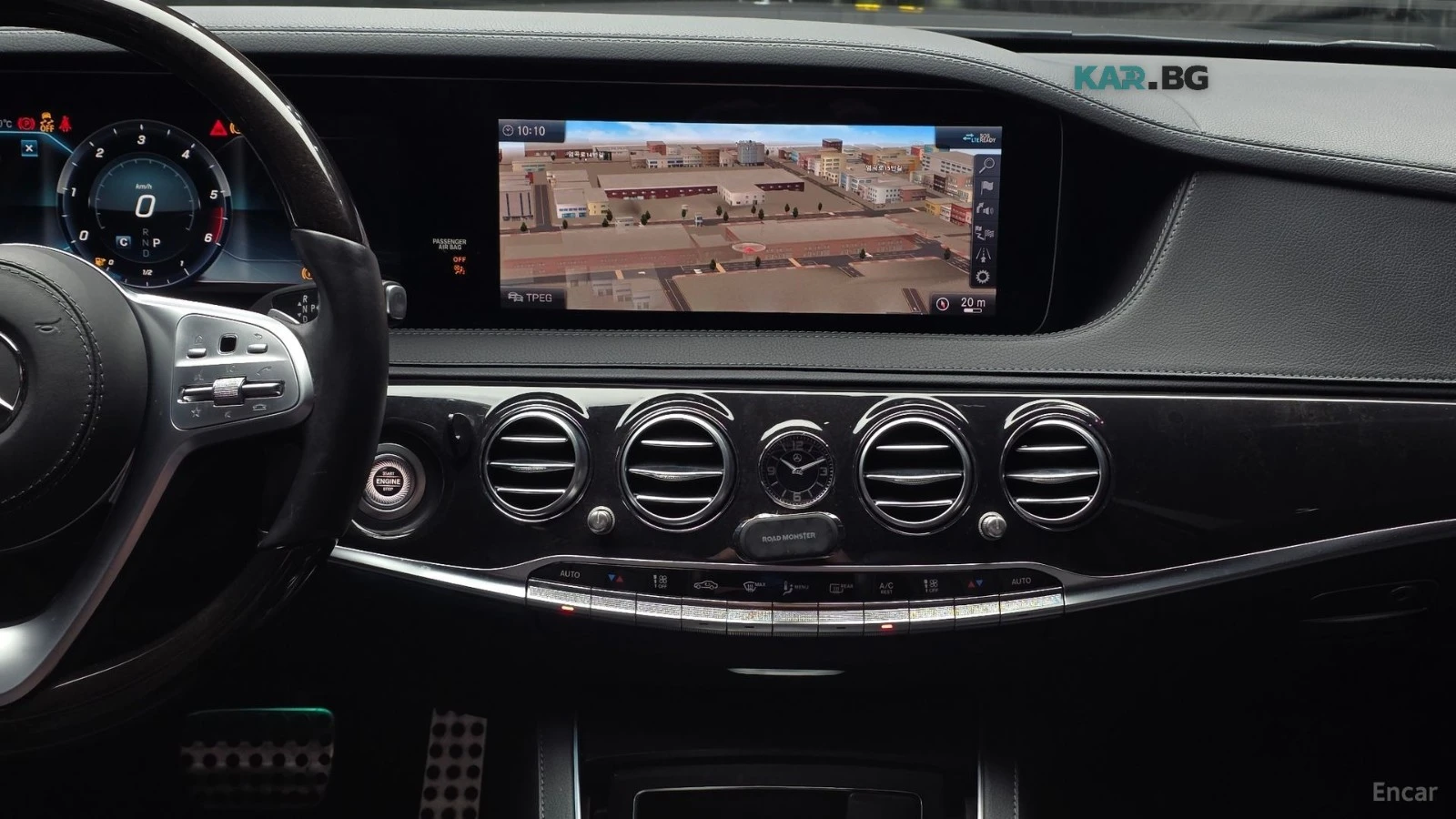 Mercedes-Benz S 350 4MATIC* AMG* КОЖА* ПОДГРЕВ* ОБДУХВ* BURMASTER* PAN, снимка 13 - Автомобили и джипове - 55792370