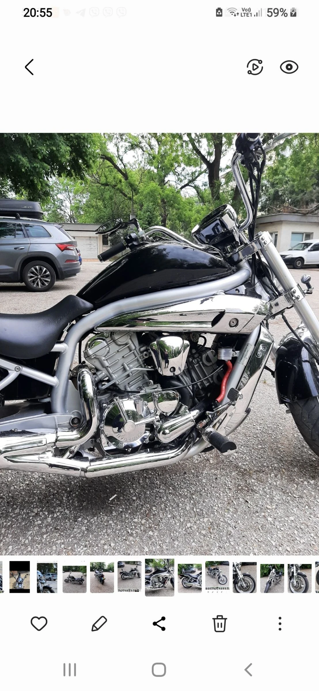 Hyosung Aquila Тунинг на V-ROD  - изображение 4