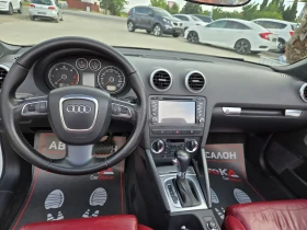 Audi A3 CABRIO/2.0TDI-140кс/АВТОМАТ/S-LINE/LED/NAVI, снимка 11