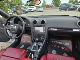 Audi A3 CABRIO/2.0TDI-140кс/АВТОМАТ/S-LINE/LED/NAVI, снимка 13