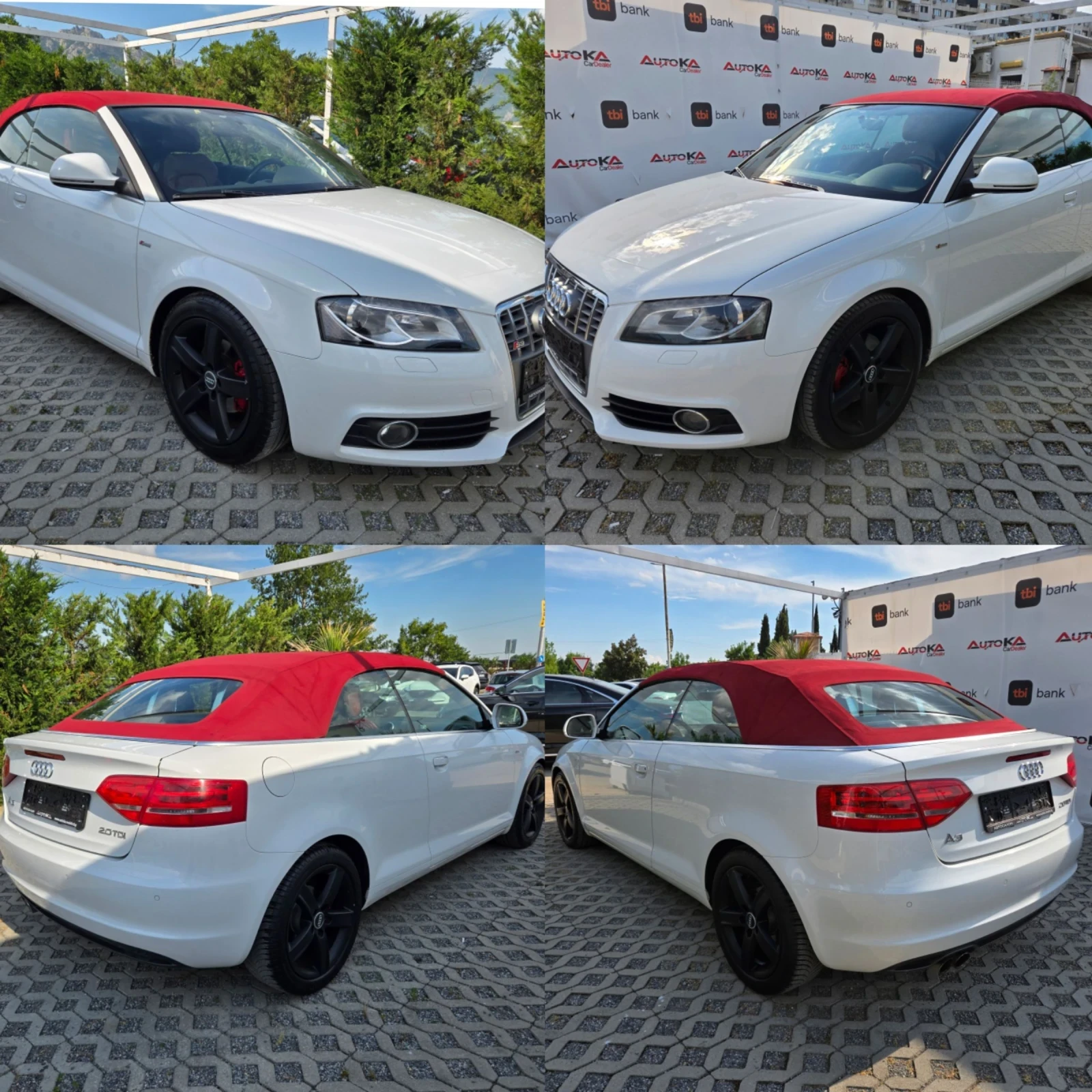 Audi A3 CABRIO/2.0TDI-140кс/АВТОМАТ/S-LINE/LED/NAVI, снимка 16 - Автомобили и джипове - 55014496