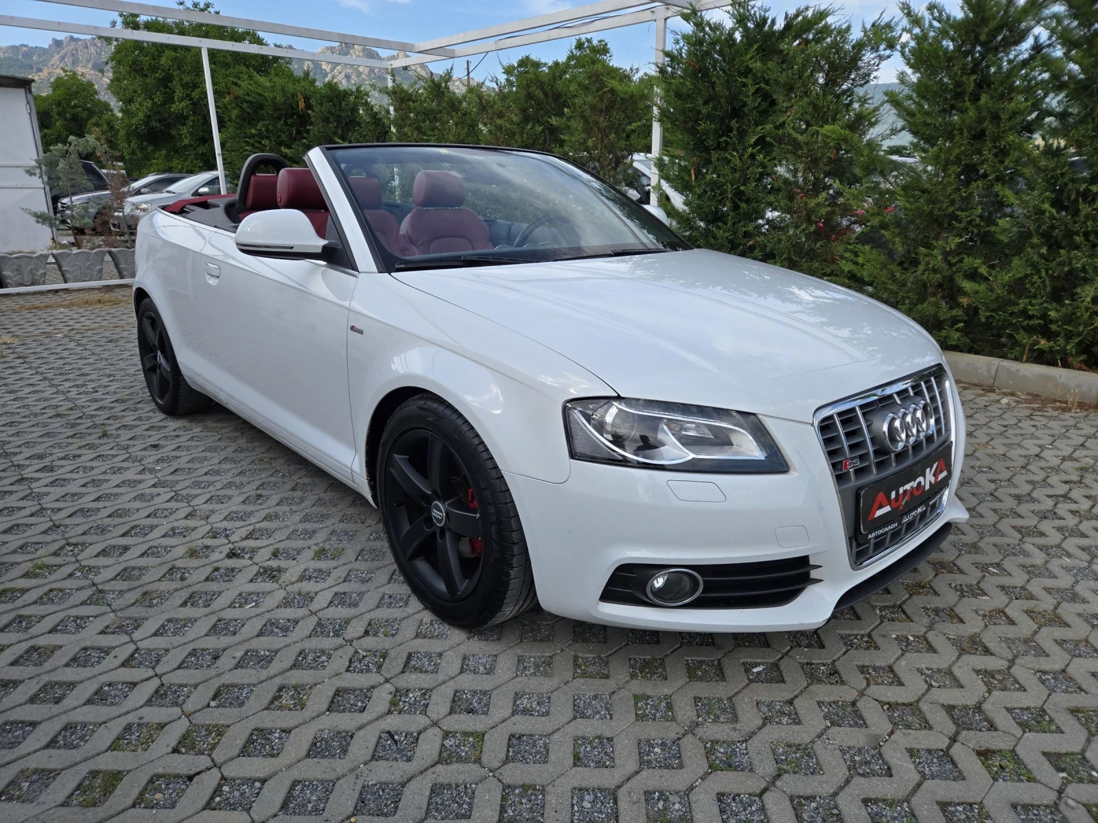 Audi A3 CABRIO/2.0TDI-140кс/АВТОМАТ/S-LINE/LED/NAVI, снимка 2 - Автомобили и джипове - 55014496