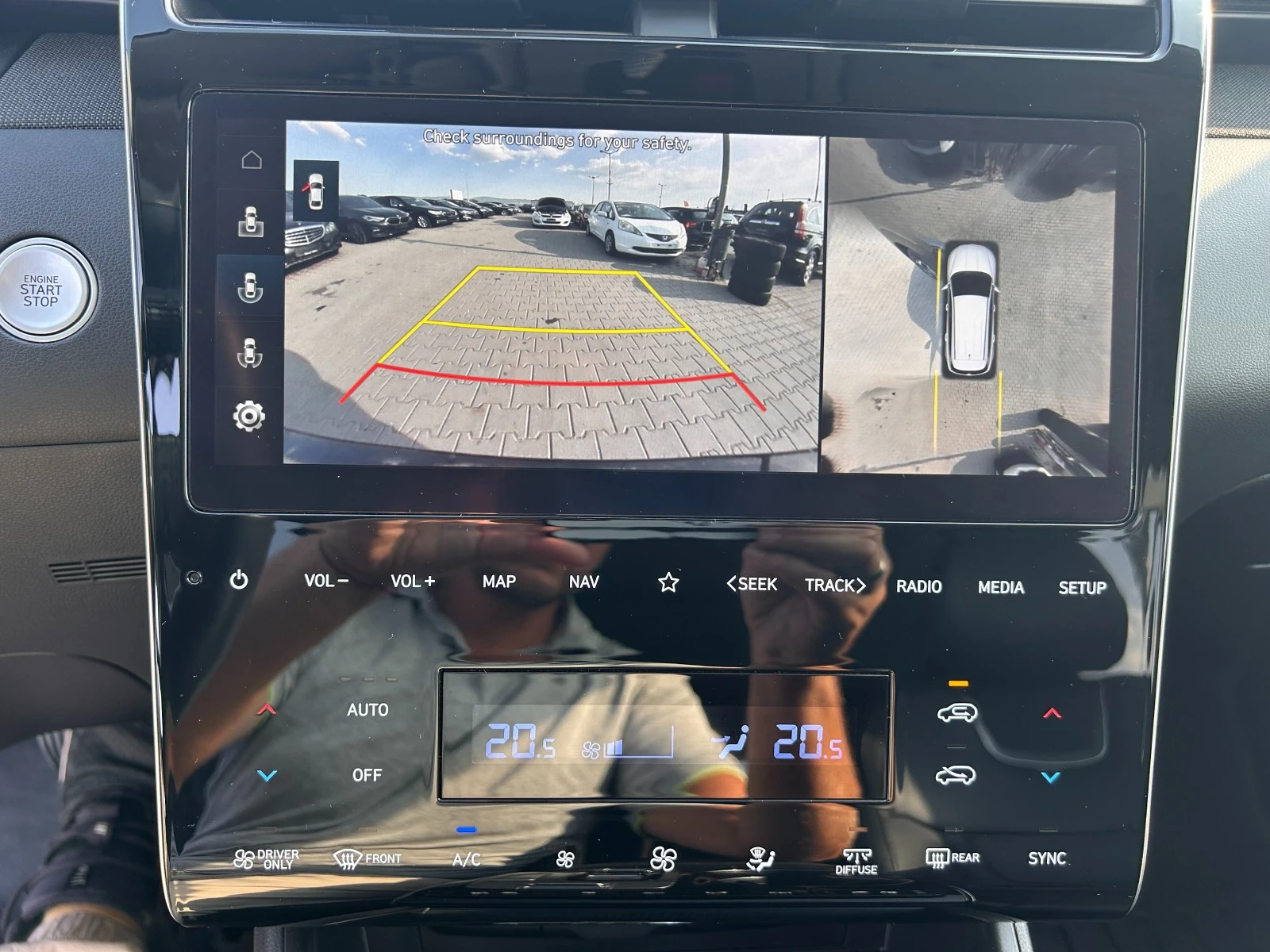 Hyundai Tucson 1.6i HYBRID 4X4 NAVI/PANORAMA FULL EURO 6 7800KM!! | Mobile.bg   16