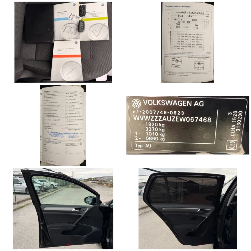 VW Golf 1.6-TDI-186.000km-ORIGINAL-NEW-TOP-HIGHLINE-AVTOPI, снимка 16 - Автомобили и джипове - 52309915