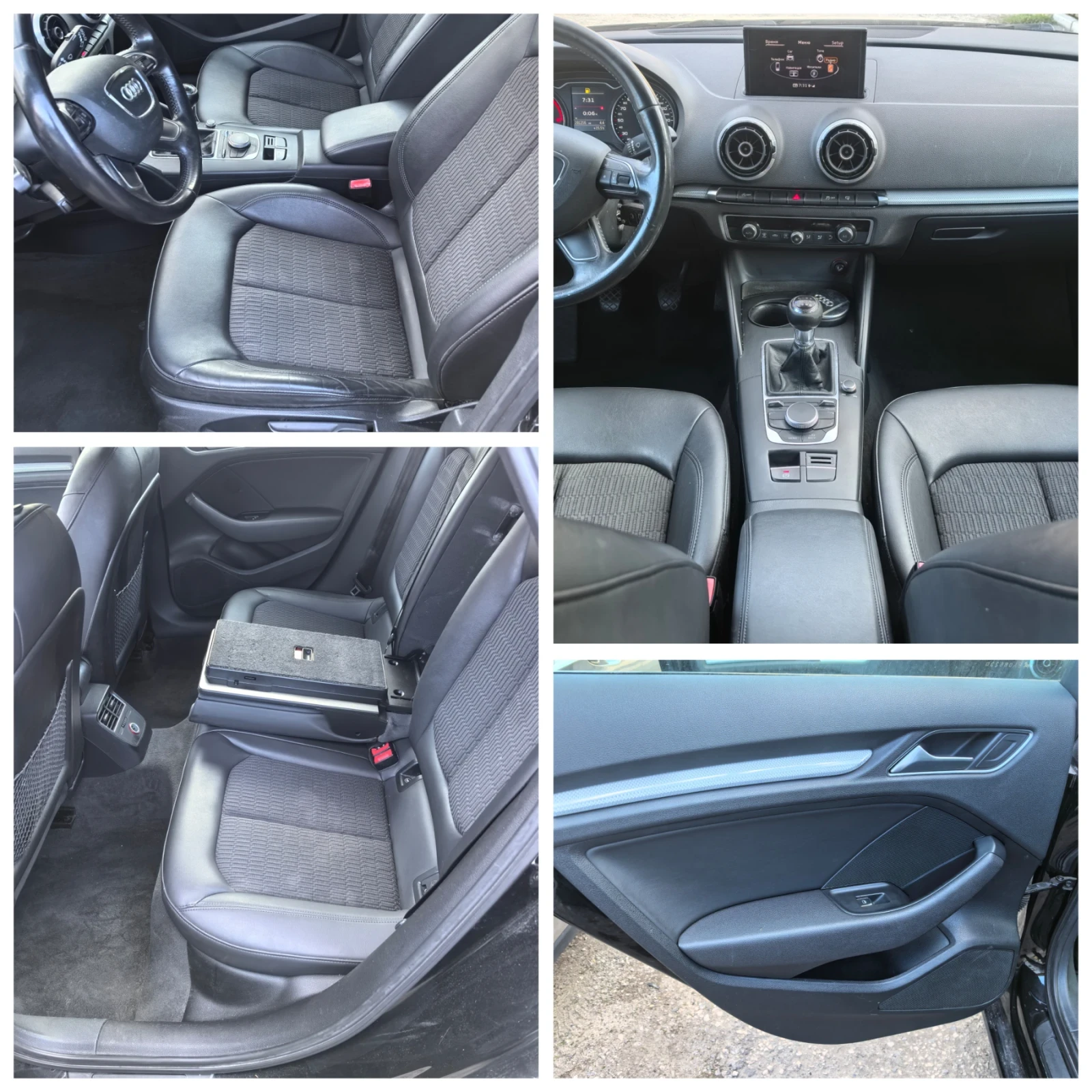 Audi A3 1.6 ПЕРФЕКТЕН 100% РЕАЛНИ КМ. , снимка 11 - Автомобили и джипове - 54302835