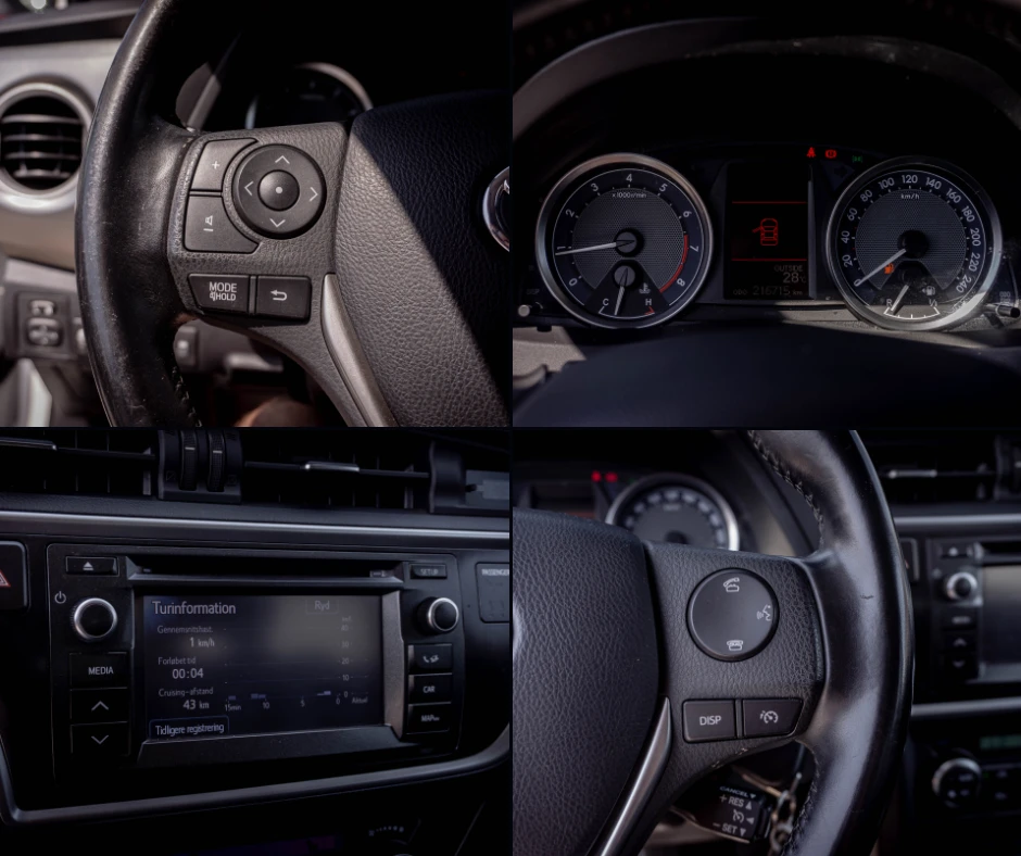 Toyota Auris 1.6 бензин! ТОП! ПАНОРАМА! С ГАРАНЦИЯ! , снимка 14 - Автомобили и джипове - 55523324