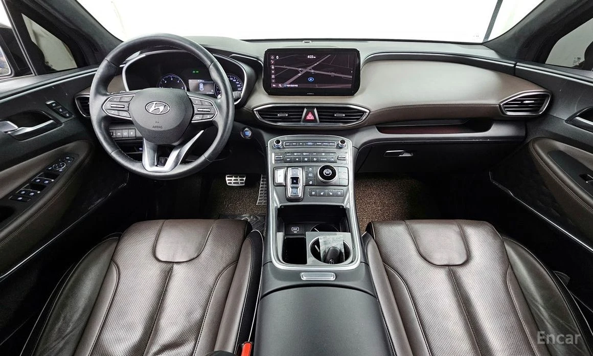 Hyundai Santa fe PRESTIGE* КОЖА* ПОДГРЕВ* ОБДУХВАНЕ* НАВИ* , снимка 6 - Автомобили и джипове - 54176100