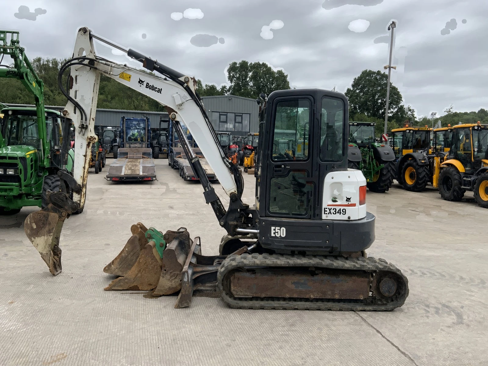 Багер Bobcat E50, снимка 4 - Индустриална техника - 54803986
