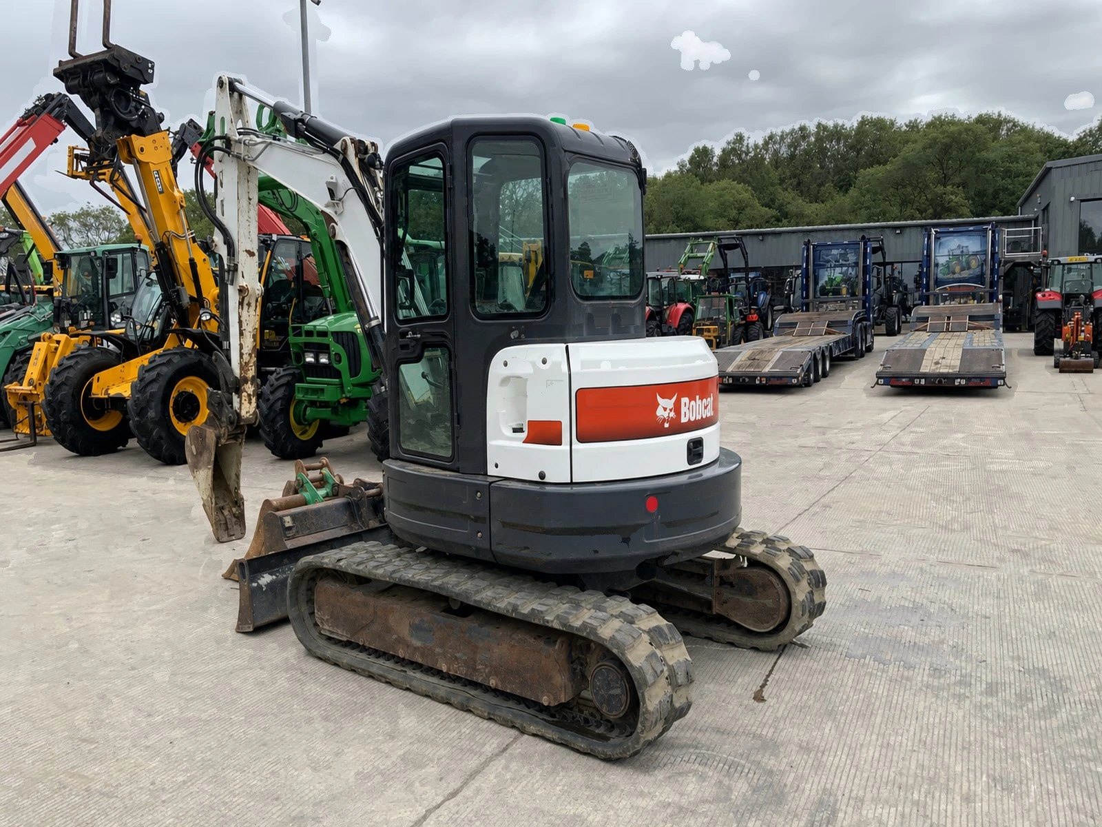 Багер Bobcat E50, снимка 5 - Индустриална техника - 54803986