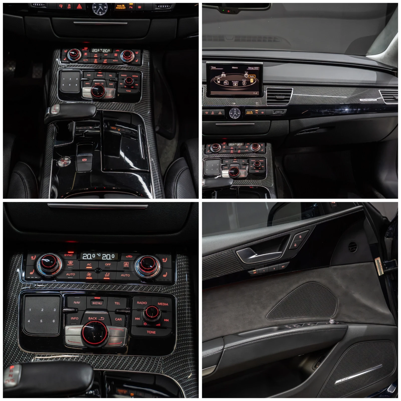 Audi A8 4.2FSI /NIGHT VISION/ 3xTV/ SOFT CLOSE/FULL LED/ B, снимка 16 - Автомобили и джипове - 55658665