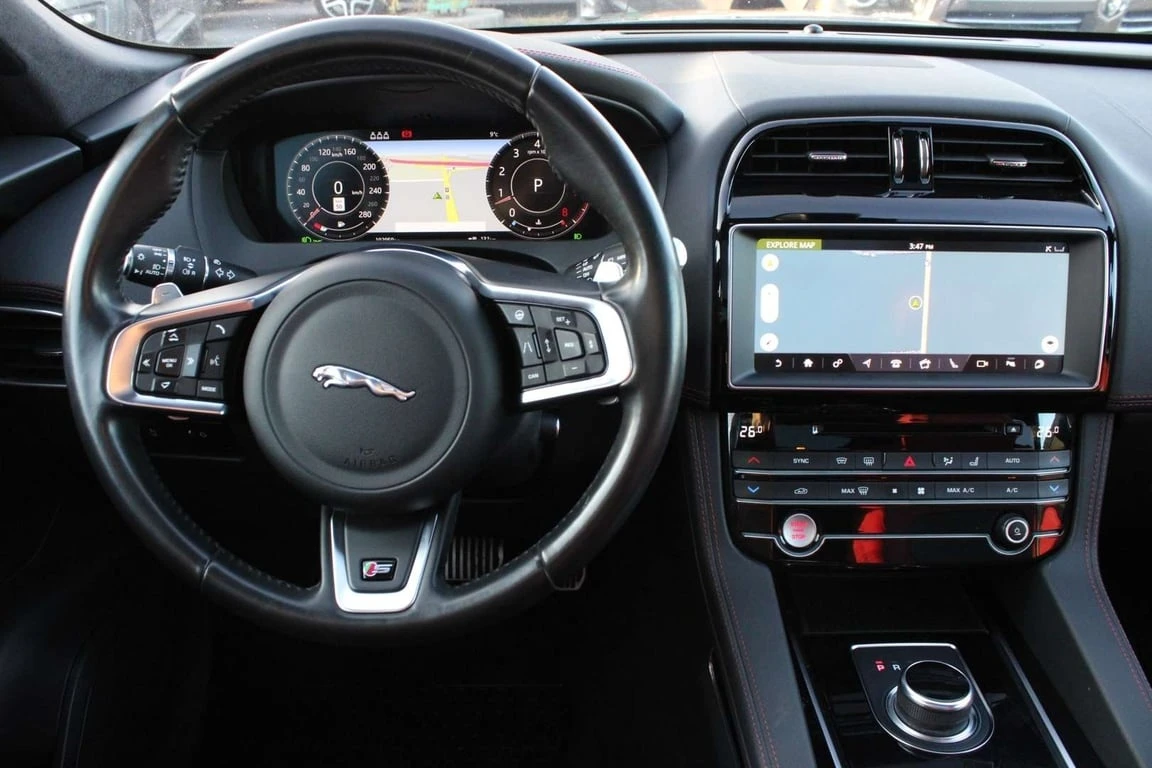 Jaguar F-PACE  S | No Accident | Red Interior |  | Mobile.bg � ����������� 10