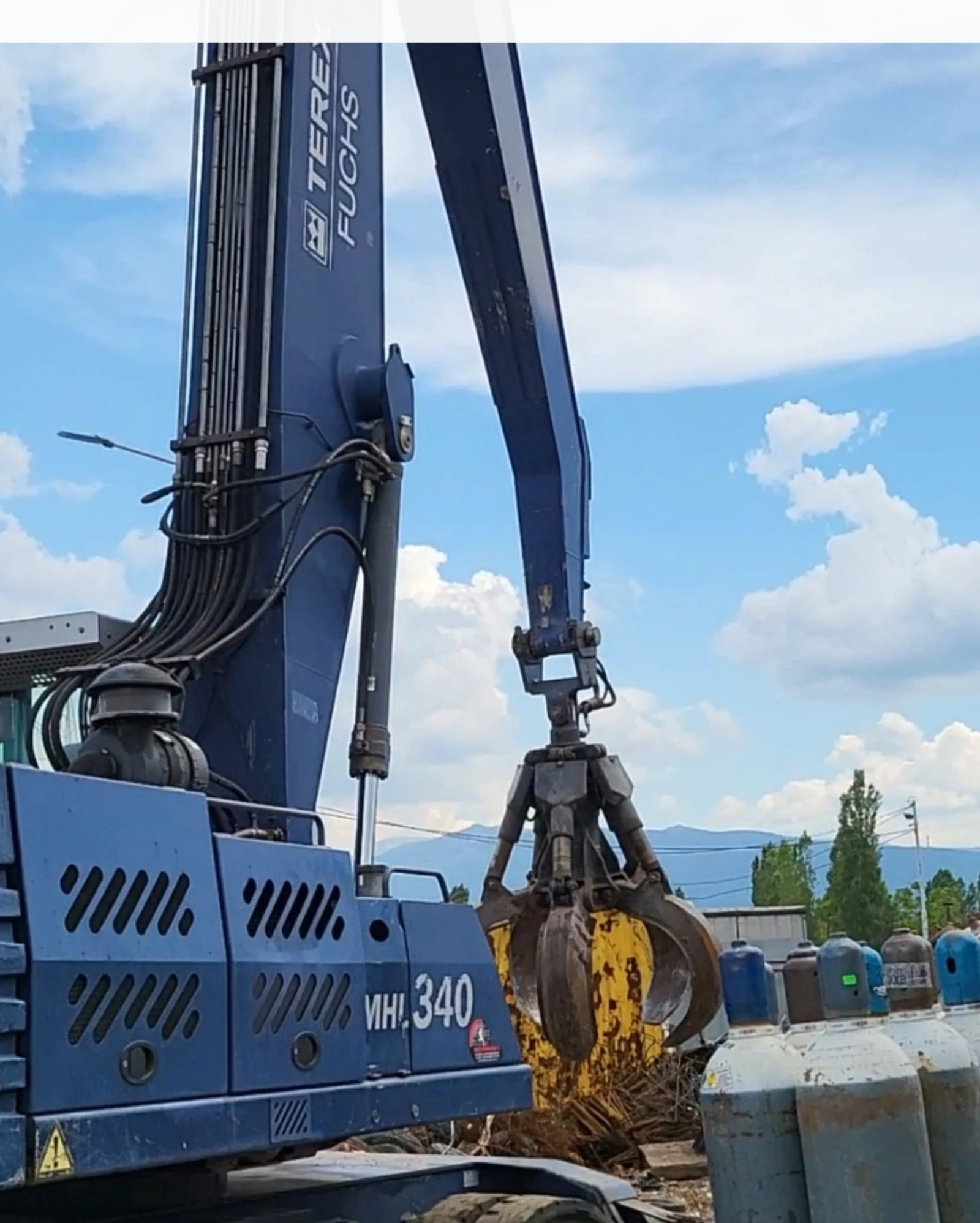 Багер Fuchs MHL 340 - изображение 7
