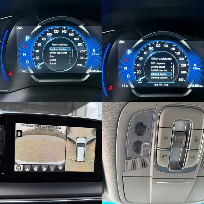 Hyundai Santa fe PREMIUM-HEAD-UP--4X4-ОБДУХВАНЕ-360-КАМЕРИ-ПАМЕТ, снимка 16 - Автомобили и джипове - 52550883