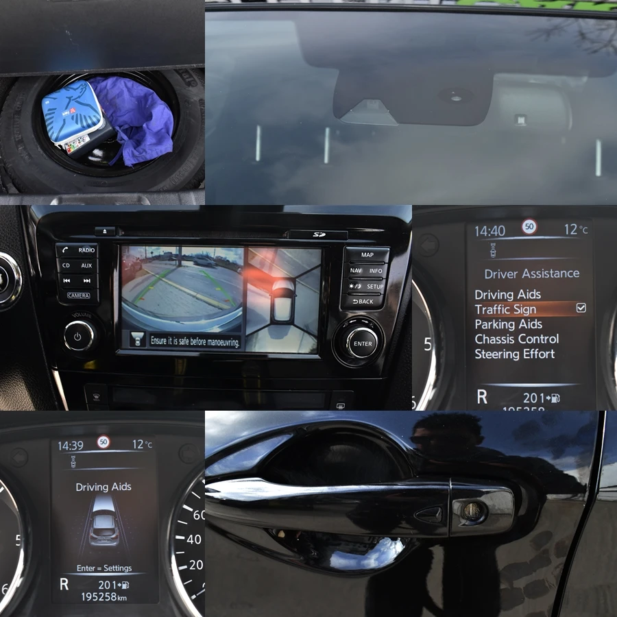 Nissan Qashqai 1.6D* TEKNA* 360CAMERA* FRONT-ASSIST* AUTOMAT, снимка 17 - Автомобили и джипове - 54193172