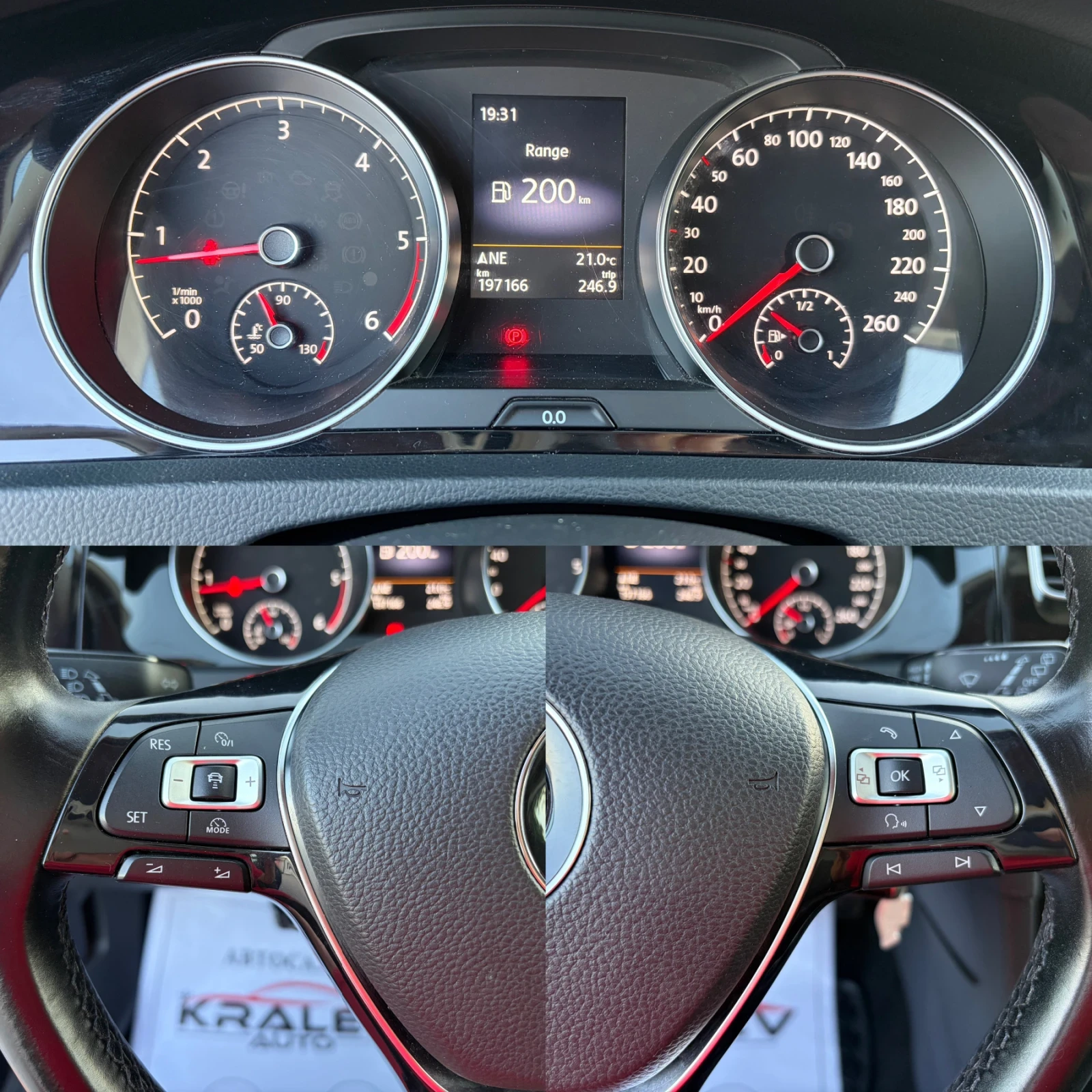 VW Golf 2.0TDI/HIGH LINE/ ДИСТРОНИК/КСЕНОН/МАСАЖ, снимка 11 - Автомобили и джипове - 54748513