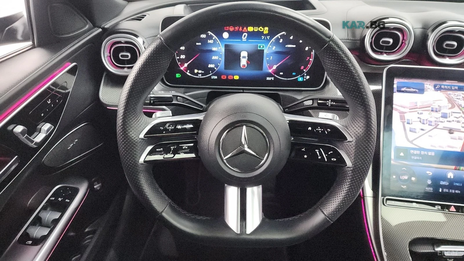 Mercedes-Benz C 300 4MATIC/AMG-LINE/DRIVE-ASSISTS/360CAMERA/SUNROOF, снимка 7 - Автомобили и джипове - 55292898