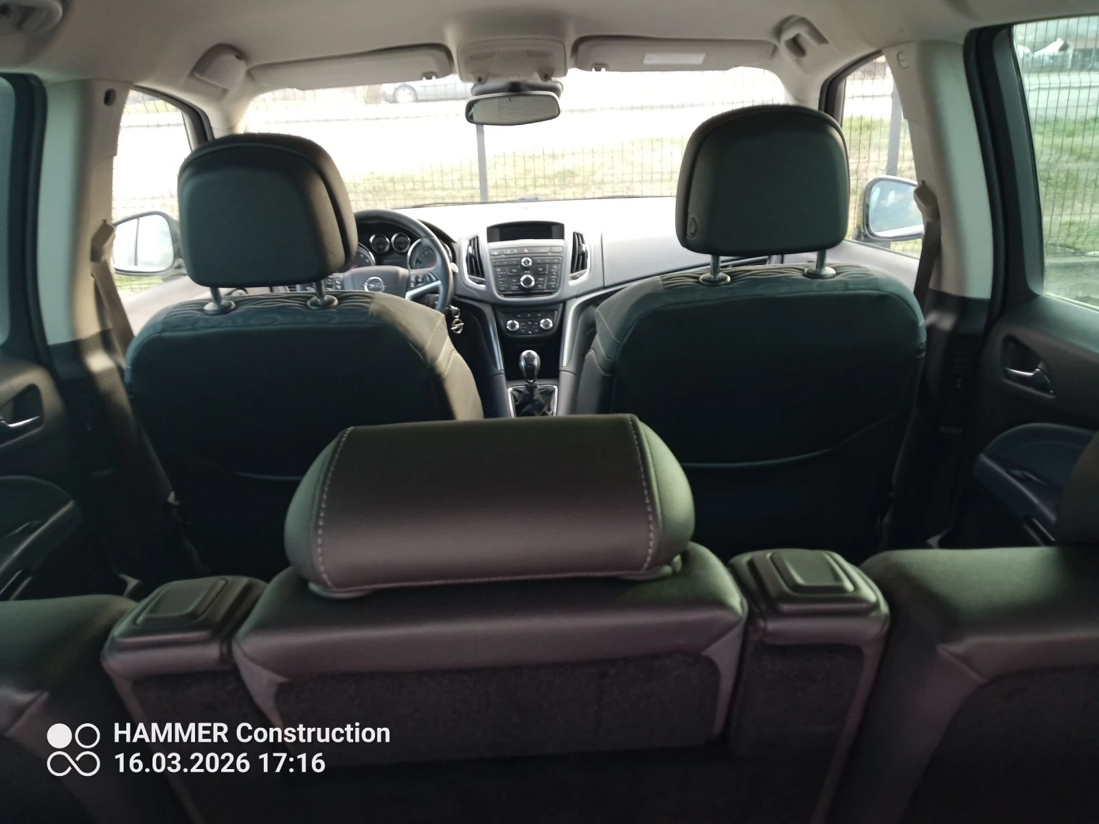 Opel Zafira 1.6/150кс. 7 места ТОП метан, снимка 6 - Автомобили и джипове - 53866990