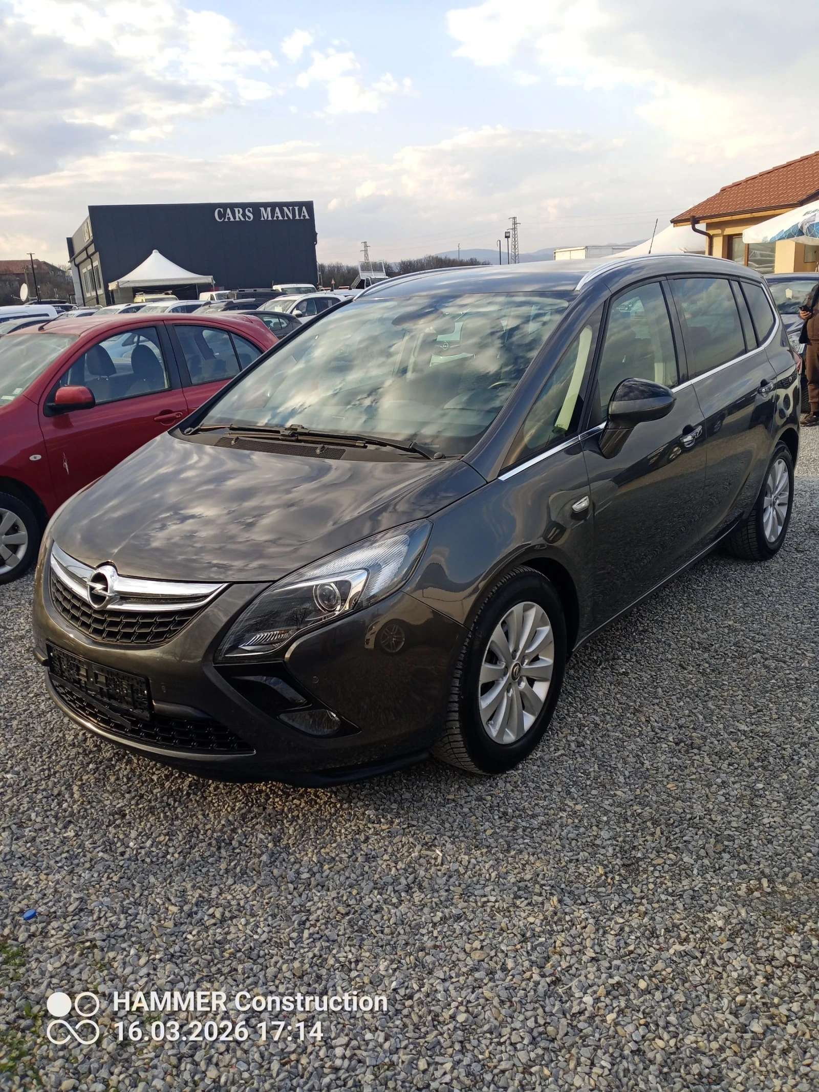 Opel Zafira 1.6/150кс. 7 места ТОП метан